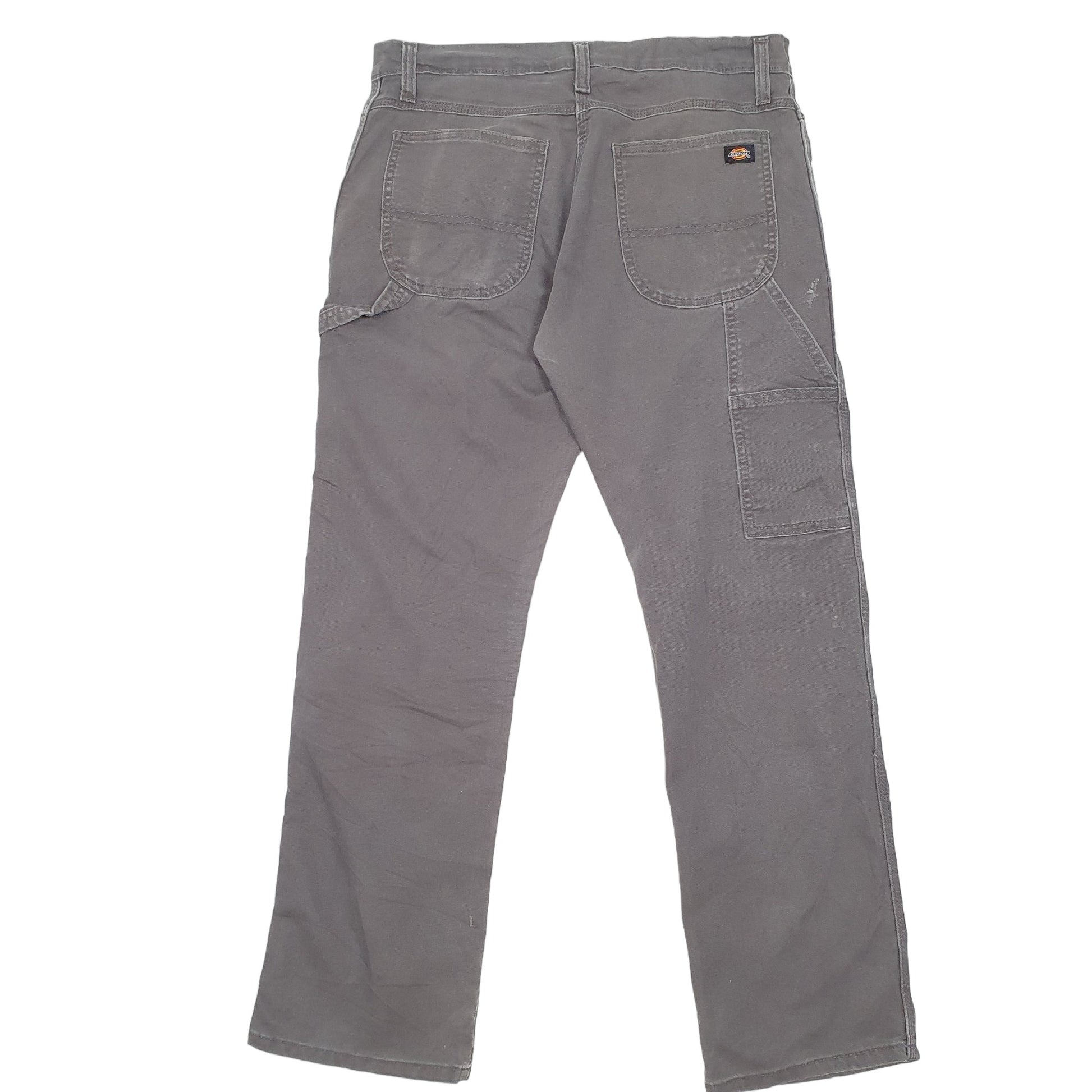 Mens Grey Dickies Flex Stretch Carpenter Trousers
