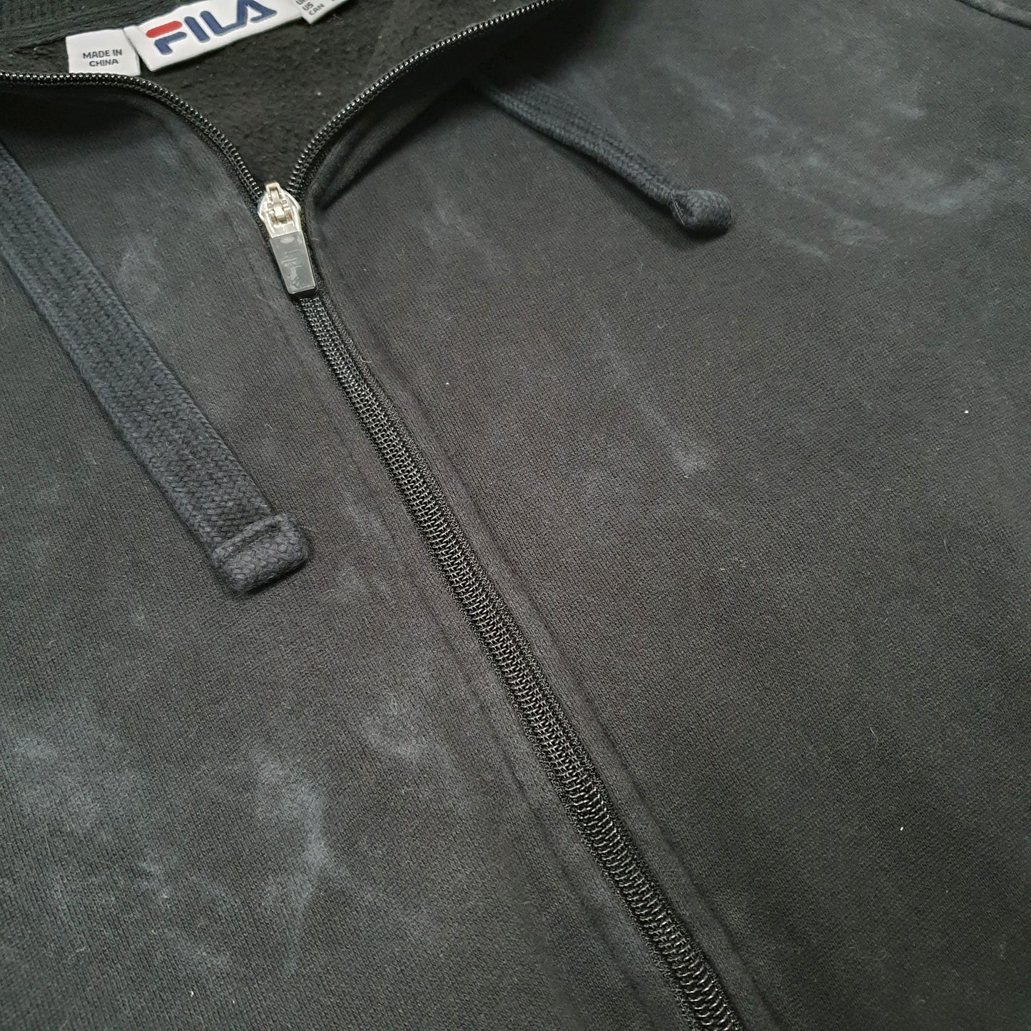 Mens Black Reebok Hoodie Full Zip Jumper