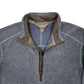 Mens Blue Eddie Bauer  Quarter Zip Jumper