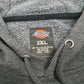 Mens Grey Dickies  Hoodie Jumper
