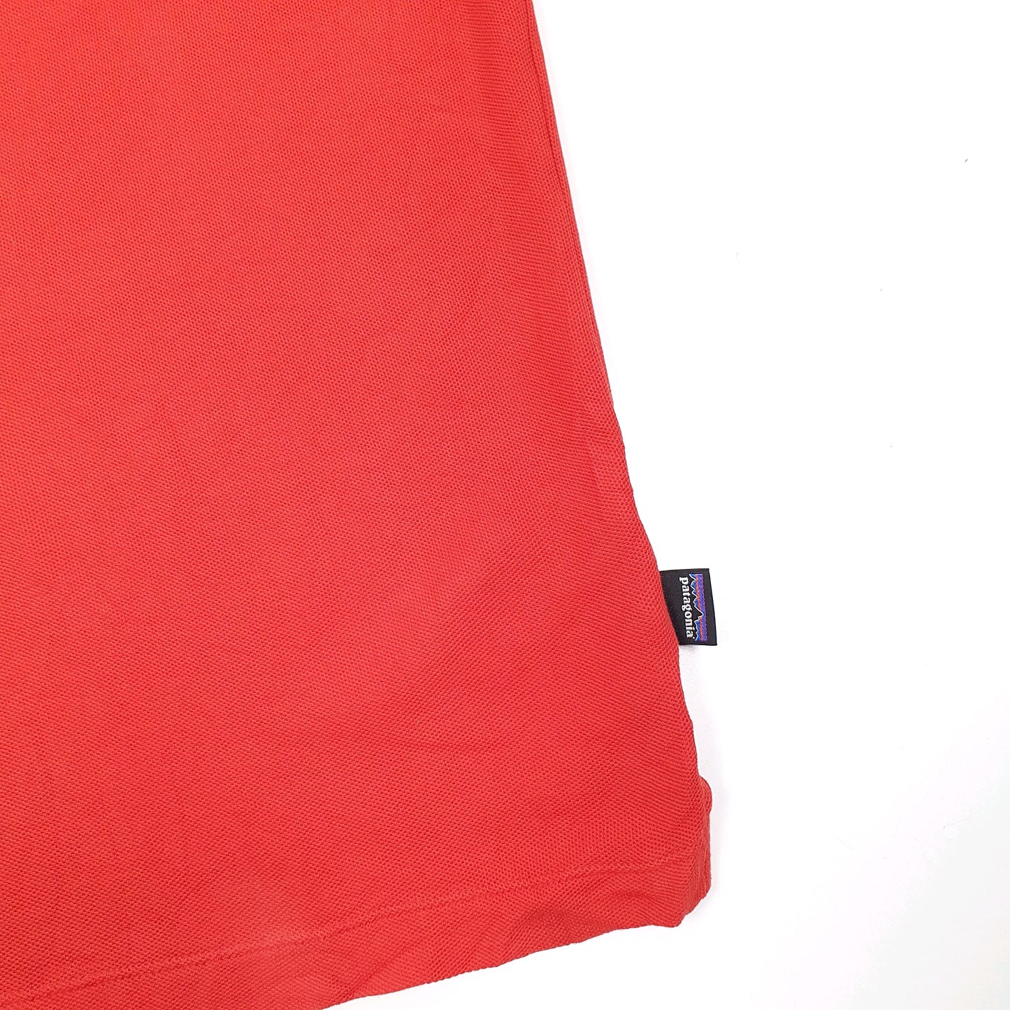 Patagonia Organic Short Sleeve Polo Shirt Red