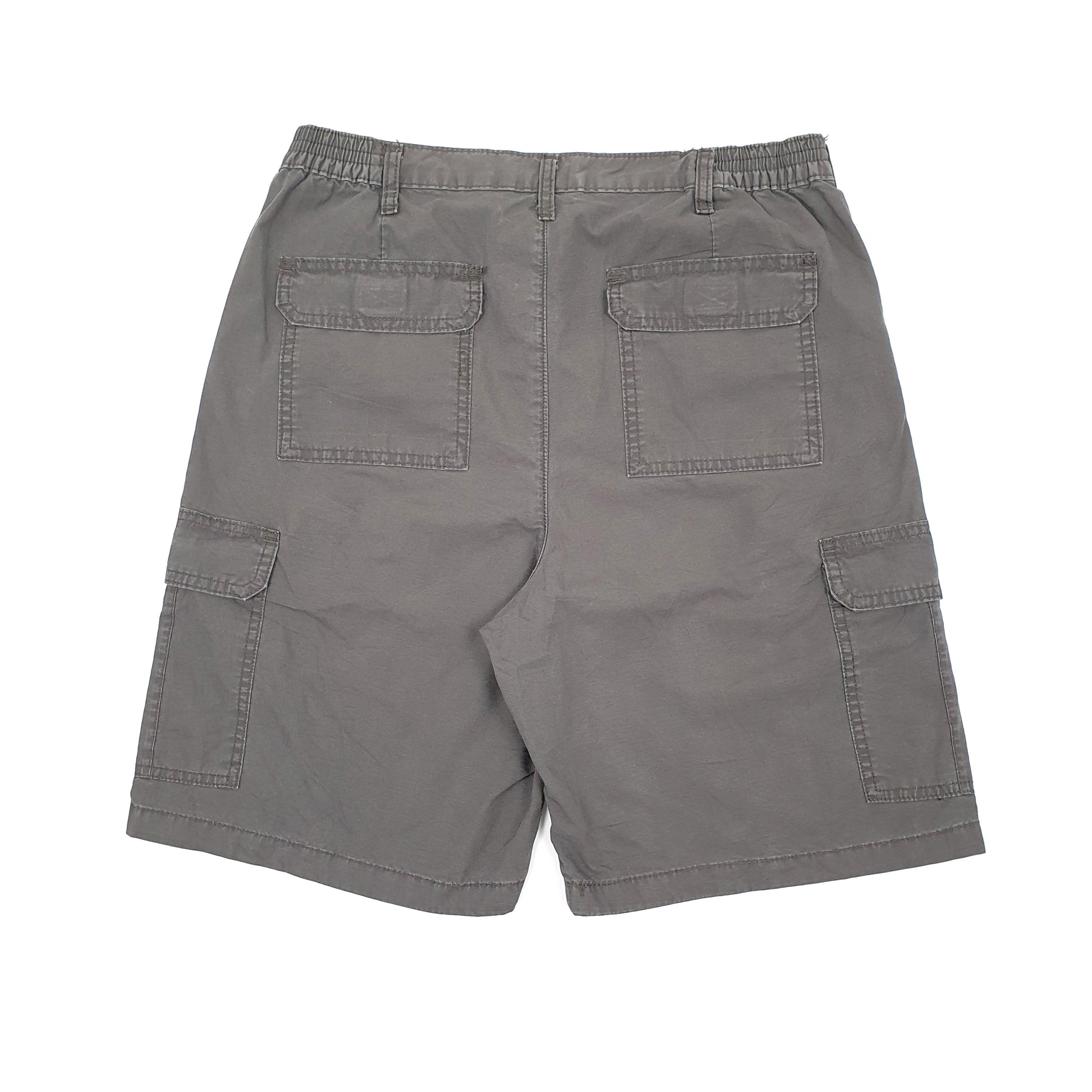 Mens Grey Wrangler Timber Creek Cargo Shorts