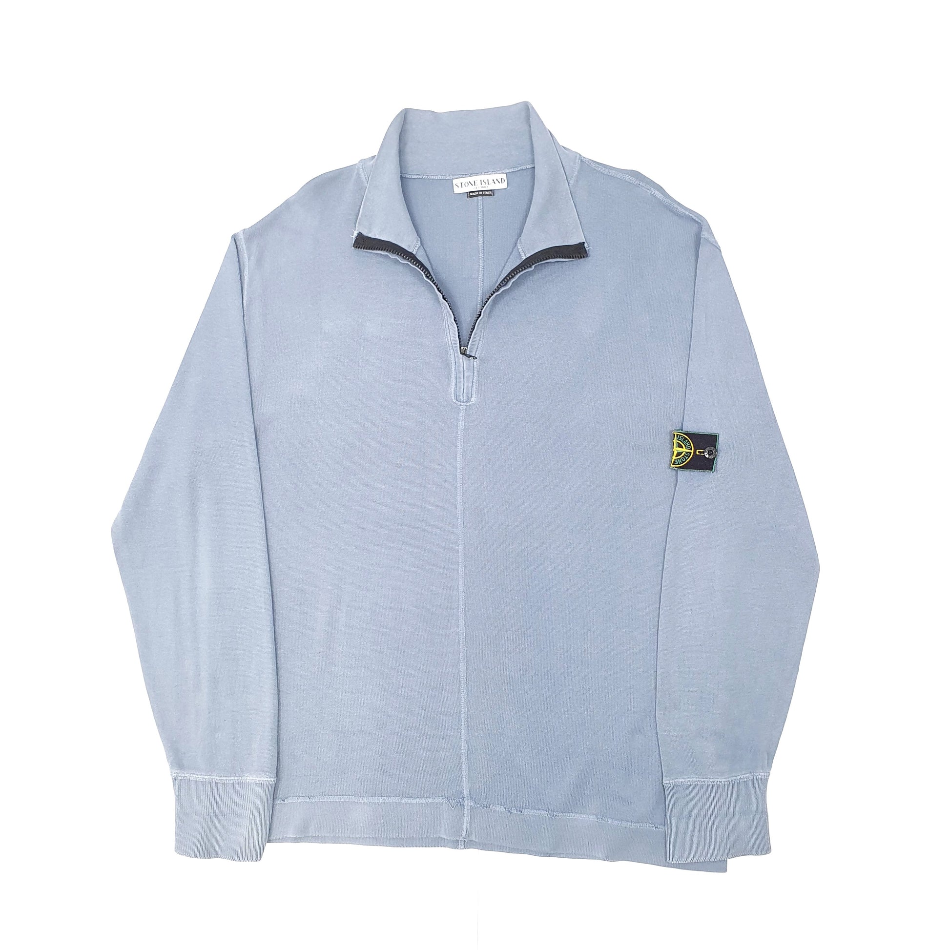 Stone Island Quarter Zip XL Blue