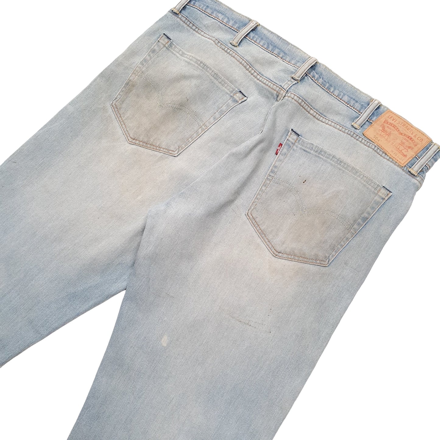 Mens Blue Levis  504 JeansW38 L34