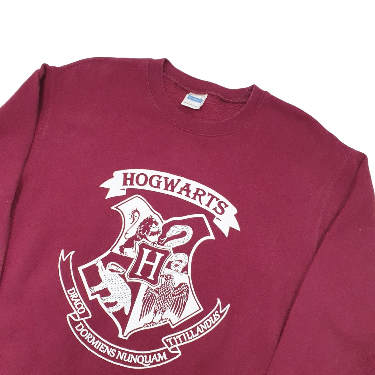 Famona Hogwarts Harry Potter Crewneck M Burgundy