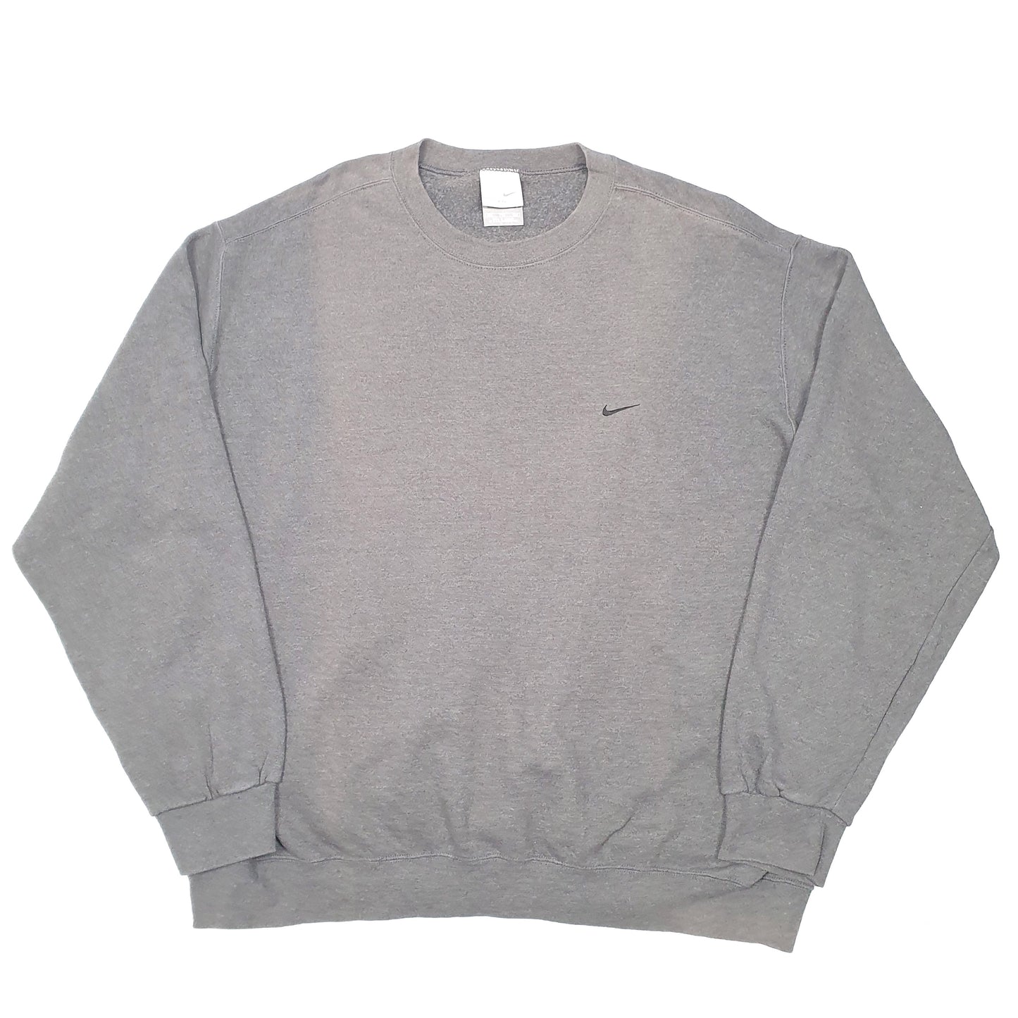 Mens Grey Nike Vintage Crewneck Jumper