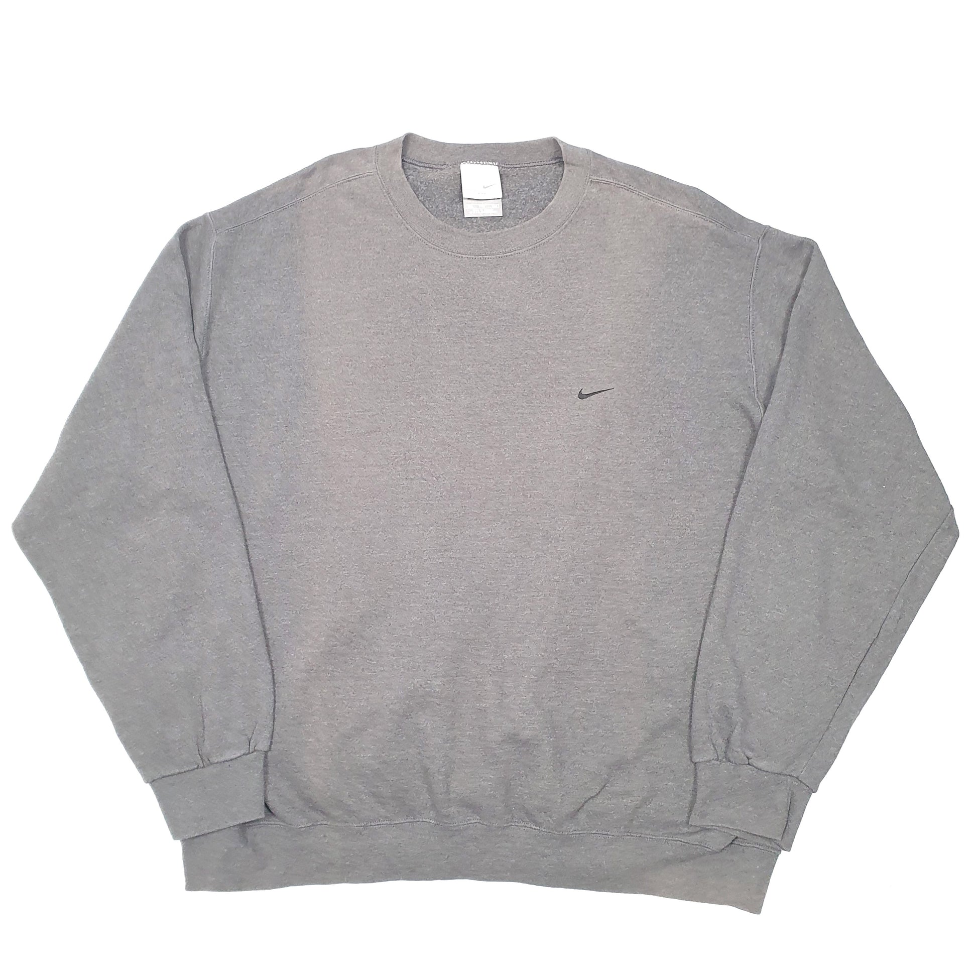 Mens Grey Nike Vintage Crewneck Jumper