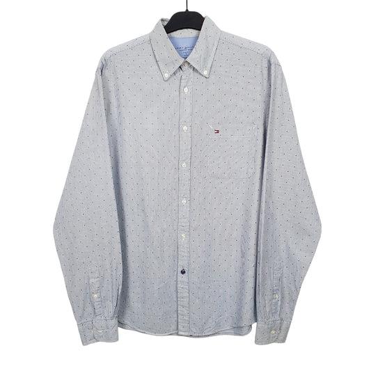 Tommy Hilfiger Long Sleeve Slim Fit Shirt Blue