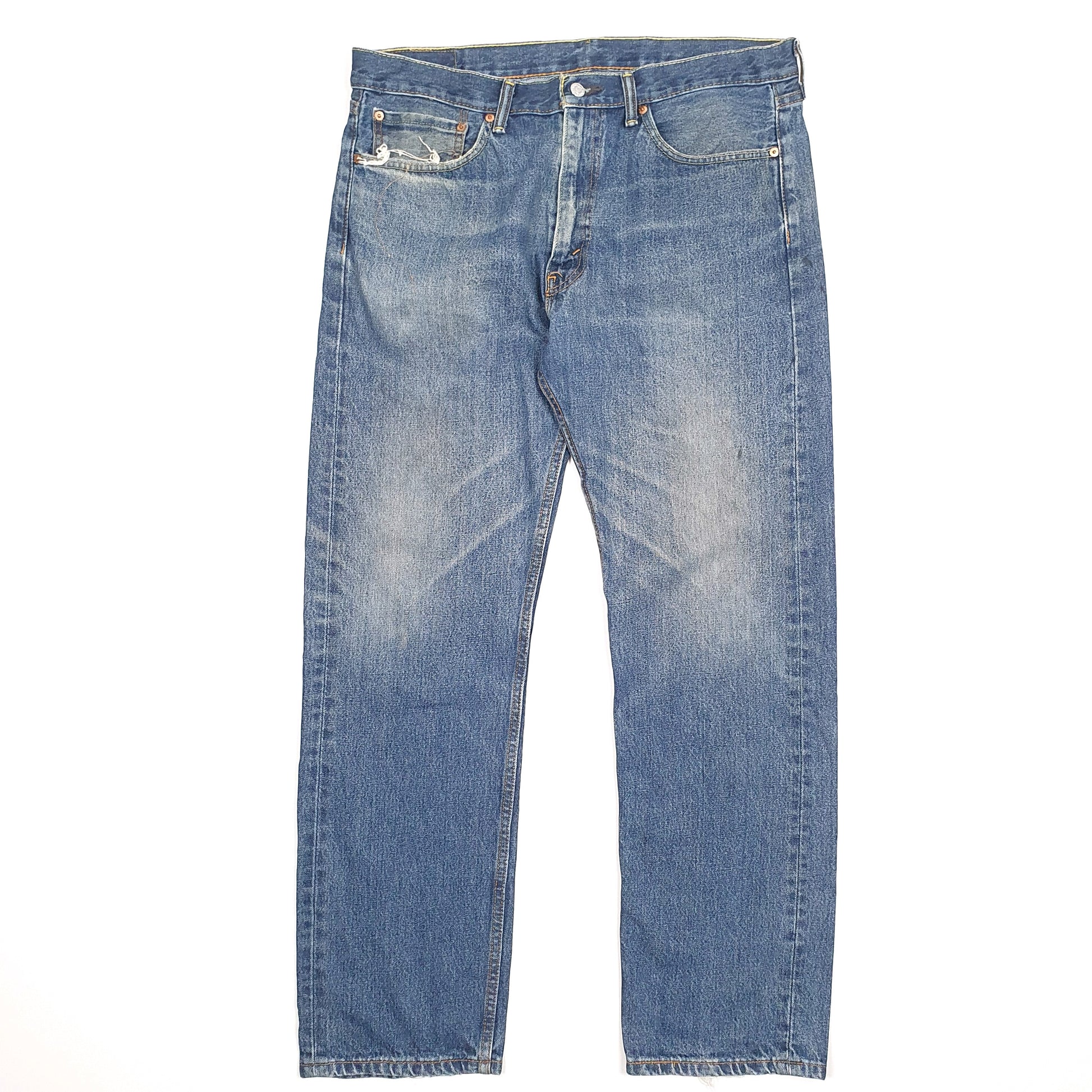 Levis 505 Regular Fit Jeans W36 L32 Blue