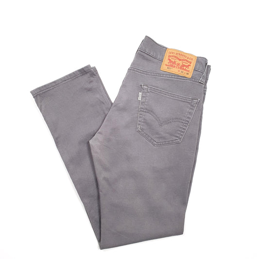 Levis 511 Slim Fit Jeans W30 L28 Grey