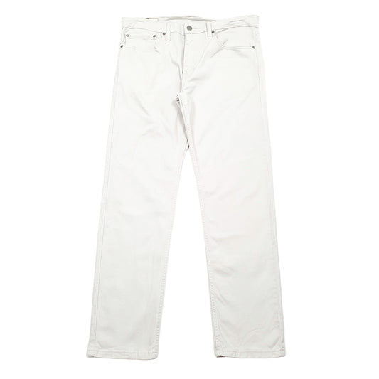 Levis 502 Regular Fit Jeans W34 L32 White