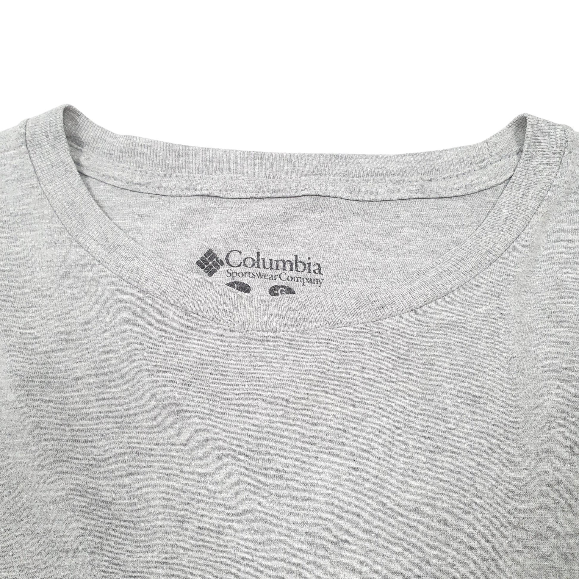 Mens Grey Columbia Sportswear Yellowstone National Park Short Sleeve T Shirt