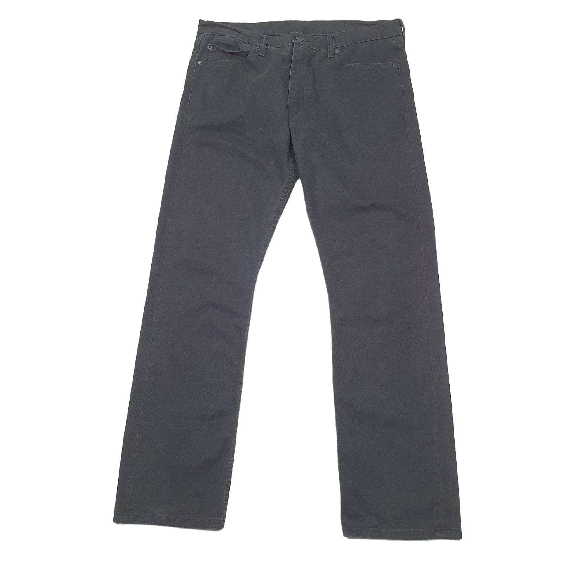 Levis 513 Slim Fit Jeans W36 L32 Black