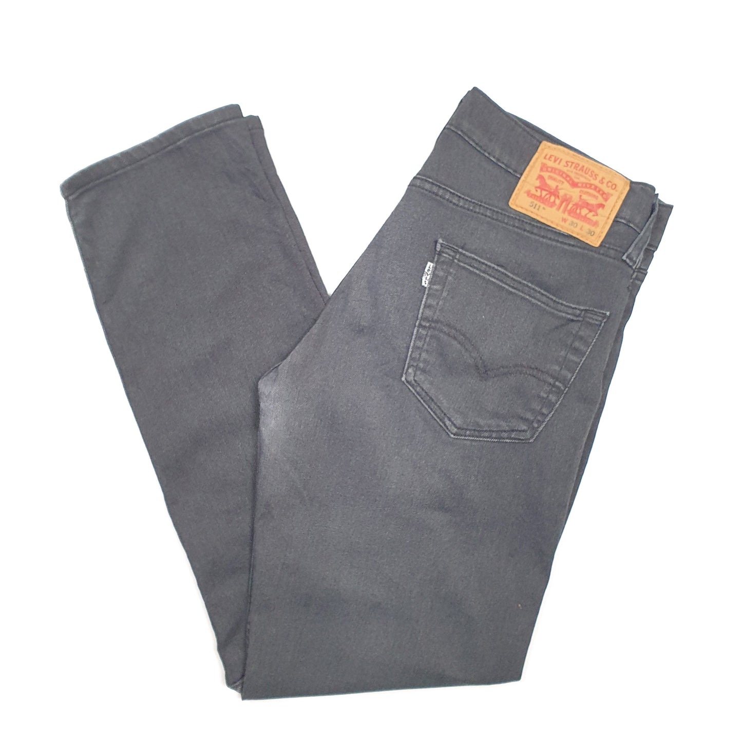 Levis 511 Slim Fit Jeans W30 L29 Black