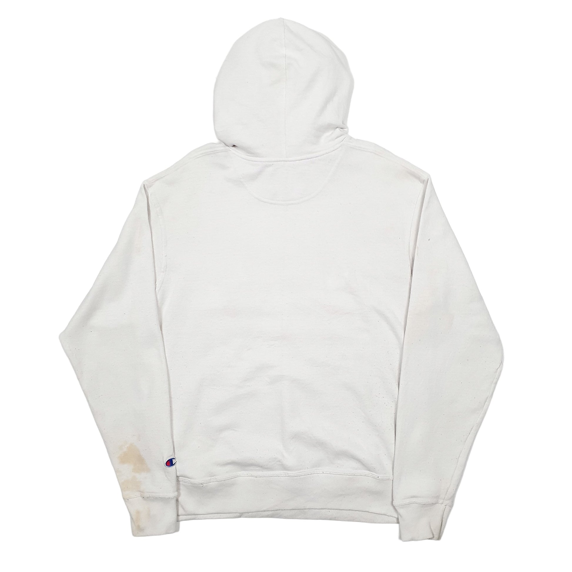 Mens White Champion  Hoodie Jumper