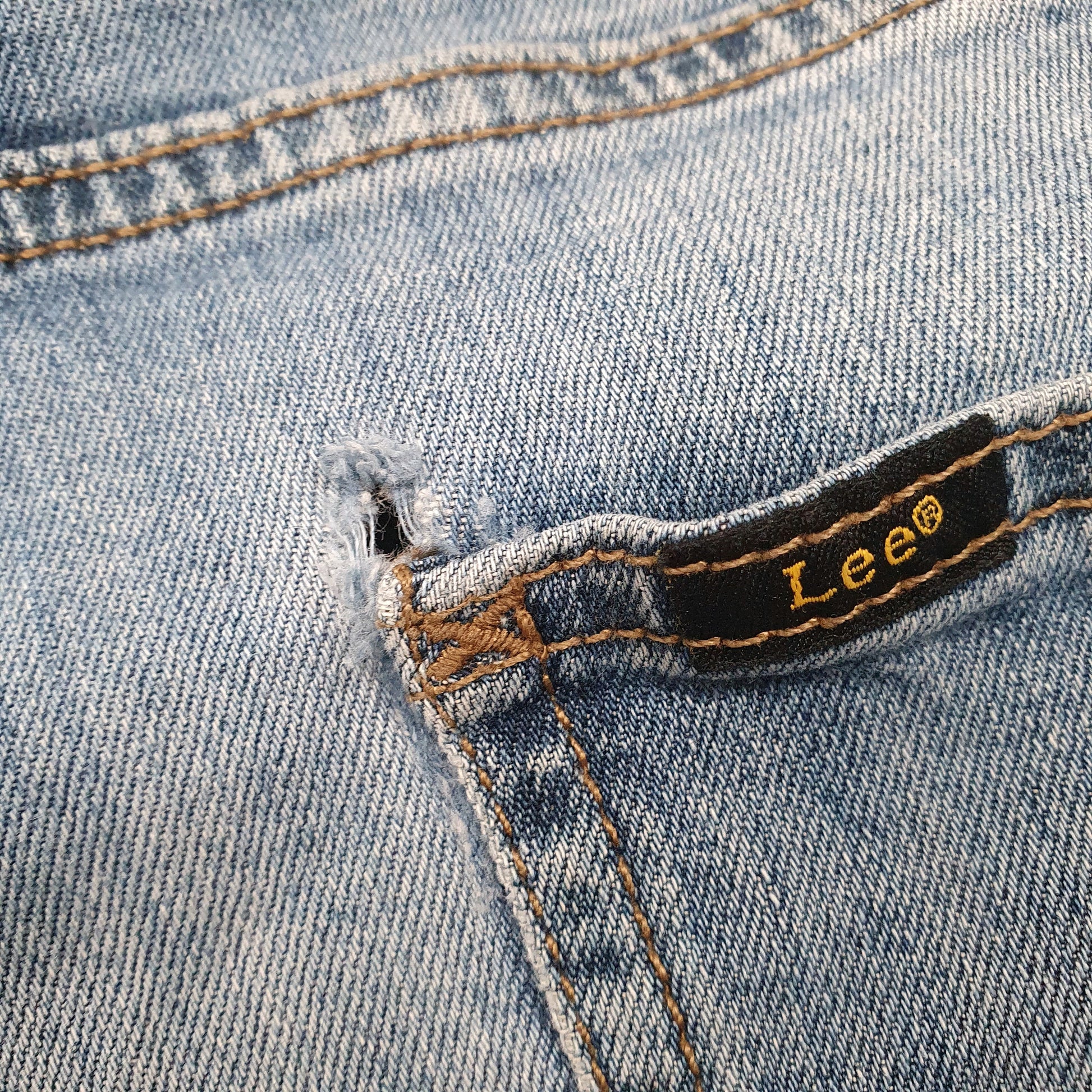 Lee Casual Slim Fit Tapered Stretch Jeans W30 L30 Blue