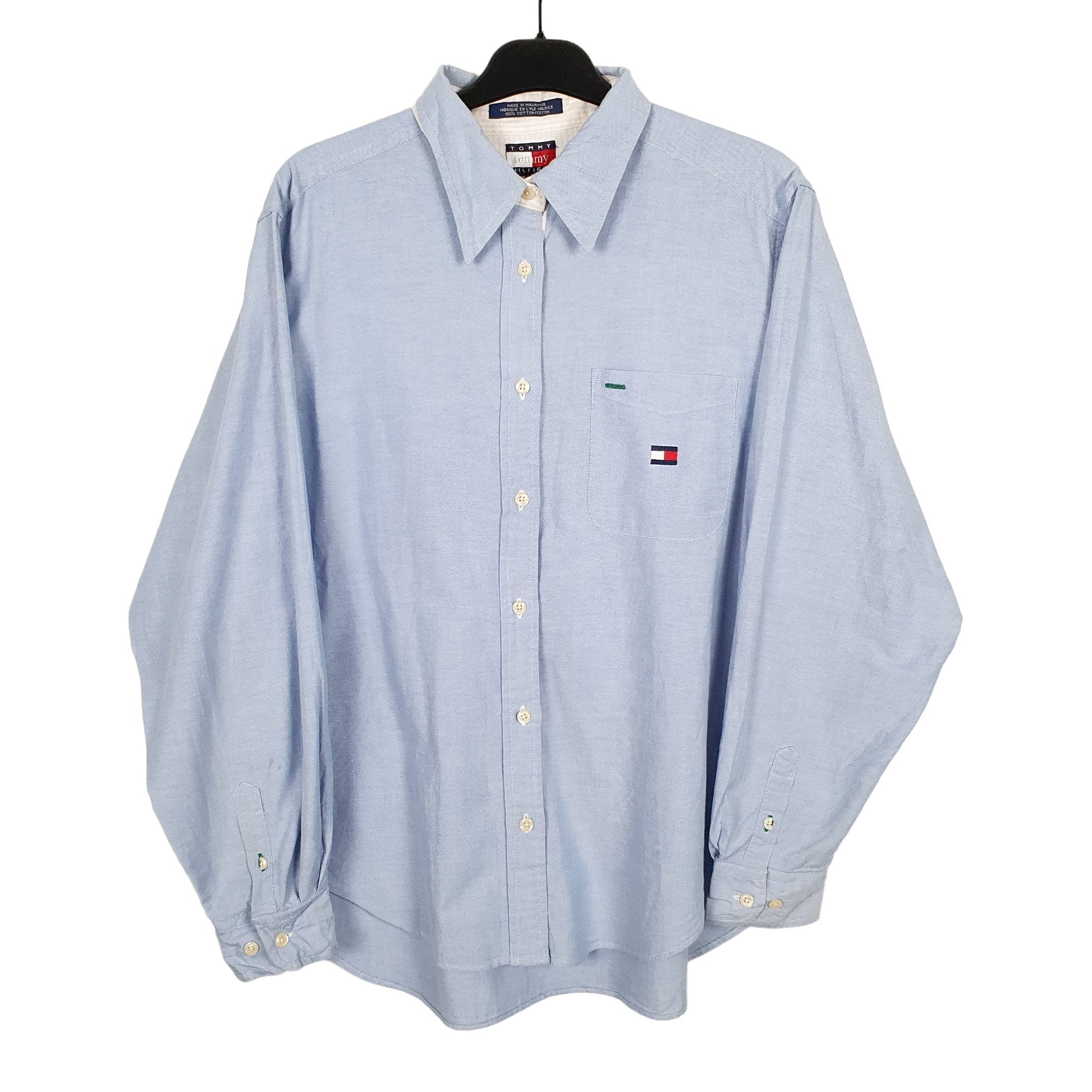 Tommy Hilfiger Long Sleeve Regular Fit Shirt Blue