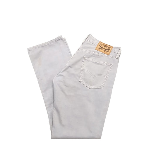Levis 514 Straight Fit Jeans W32 L32 Grey