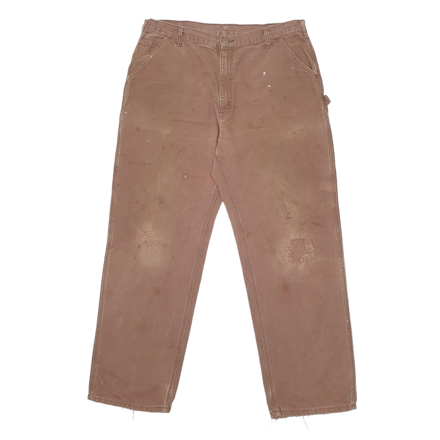 Mens Brown Carhartt  Carpenter Trousers
