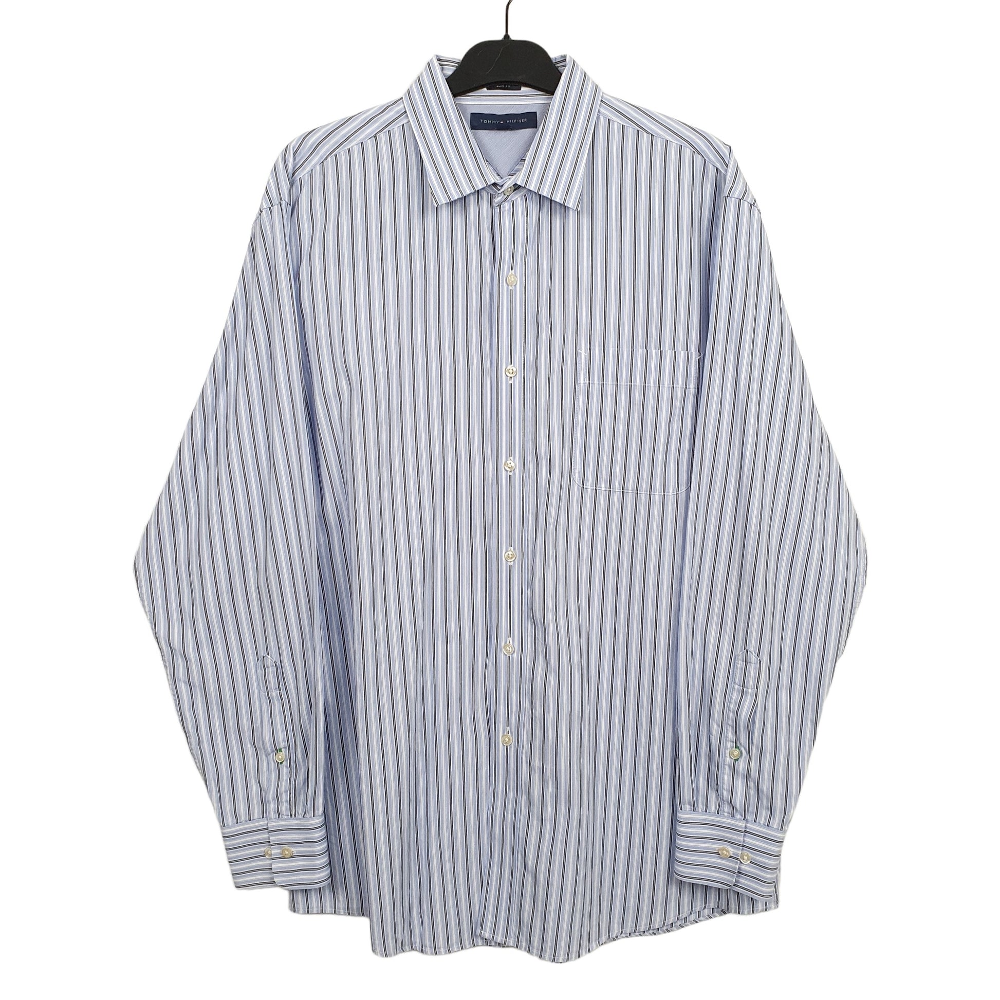 Mens Blue Tommy Hilfiger  Long Sleeve Shirt