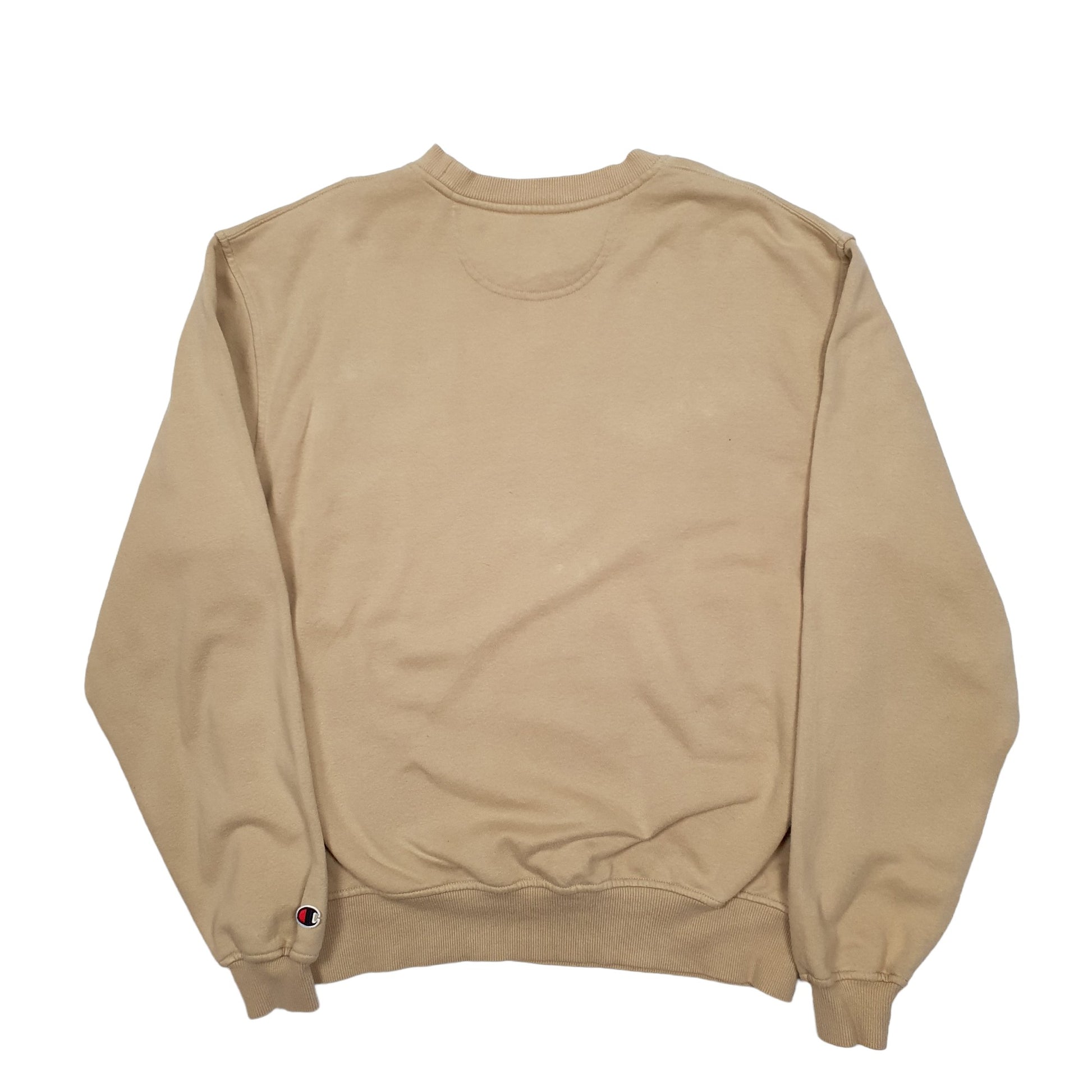Mens Beige Champion  Crewneck Jumper