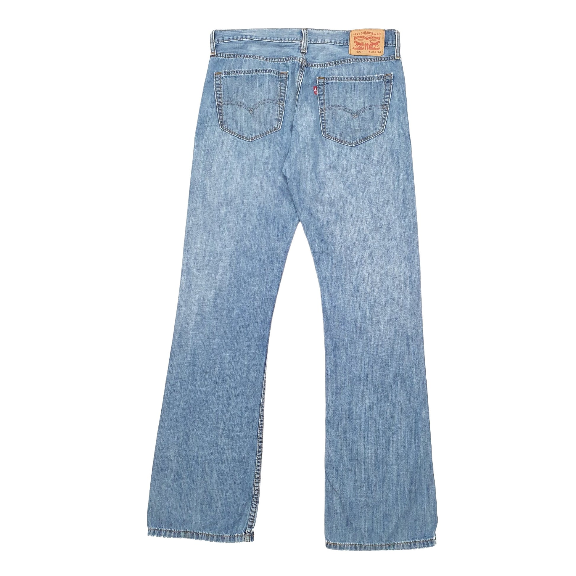 Levis 527 Bootcut Fit Jeans W34 L34 Blue