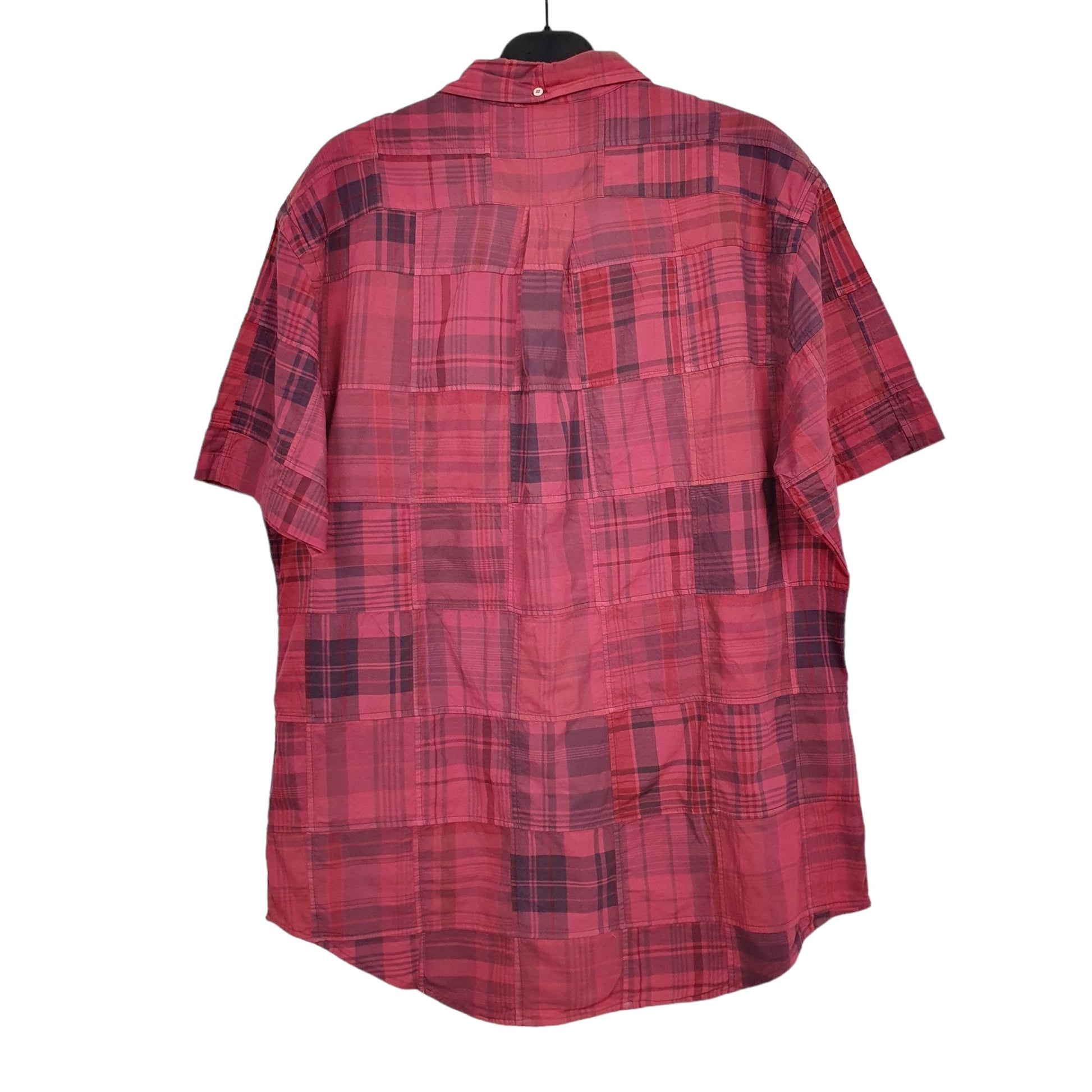 Ralph Lauren Short Sleeve Custom Fit Check Shirt Red