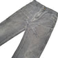 Mens Grey Carhartt Made In USA Carpenter Trousers