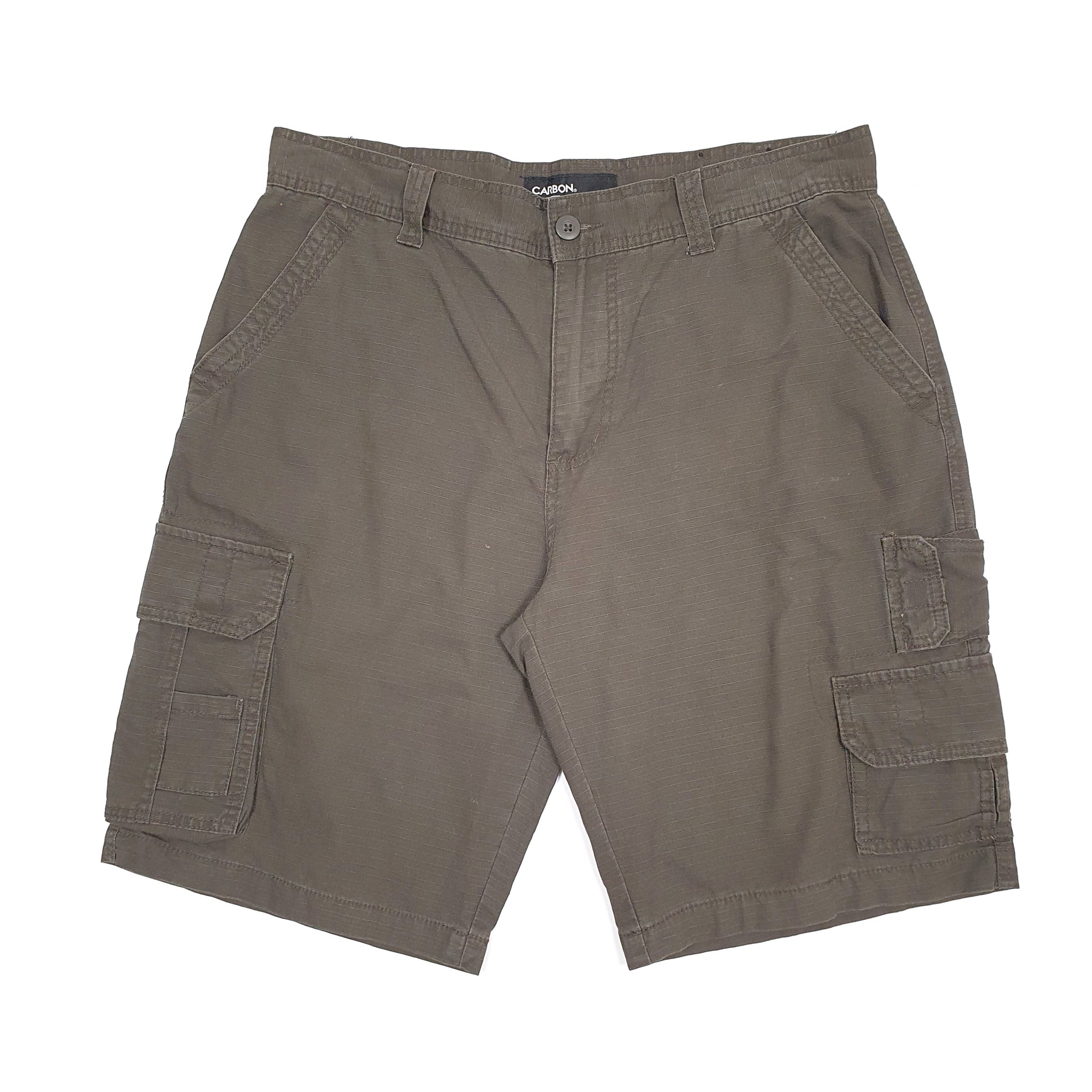 Mens Grey Carbon  Cargo Shorts