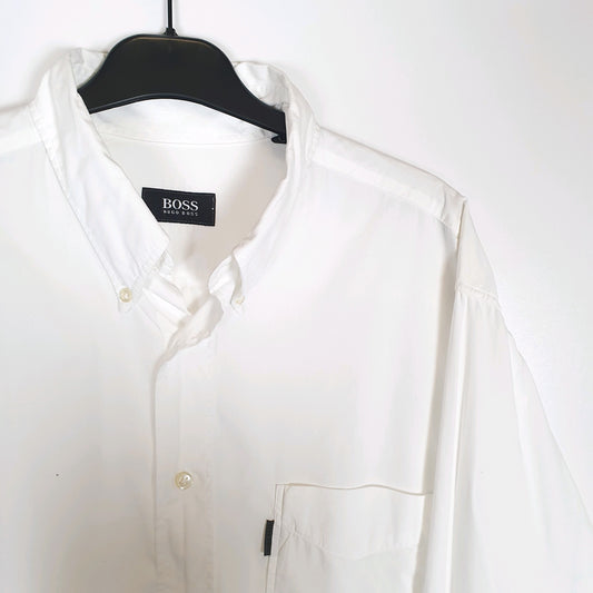 Hugo Boss Long Sleeve Regular Fit Shirt White