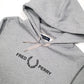 Fred Perry Hoodie M Grey