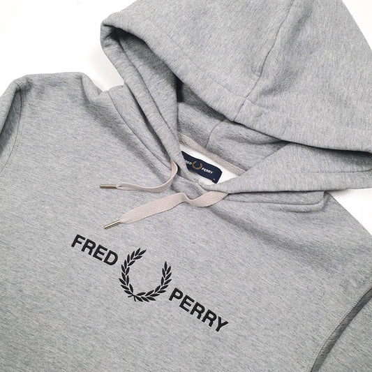 Fred Perry Hoodie M Grey
