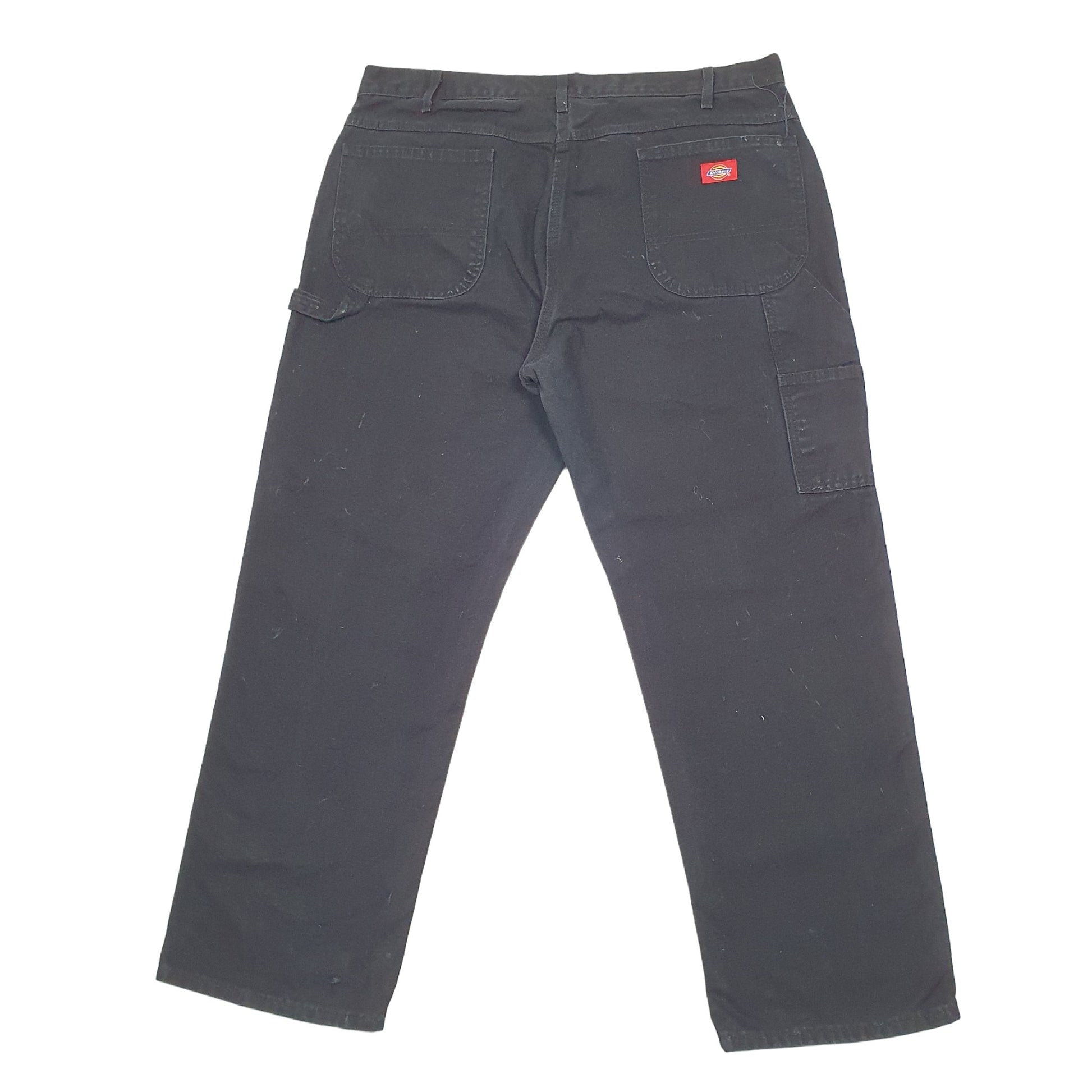 Mens Black Dickies  Carpenter Trousers