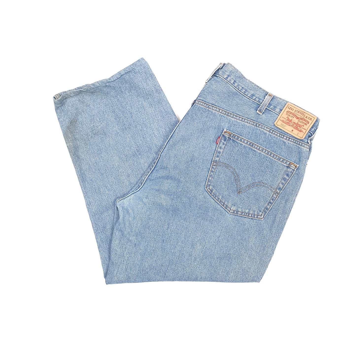 Levis 550 Relaxed Fit Jeans W48 L30 Blue