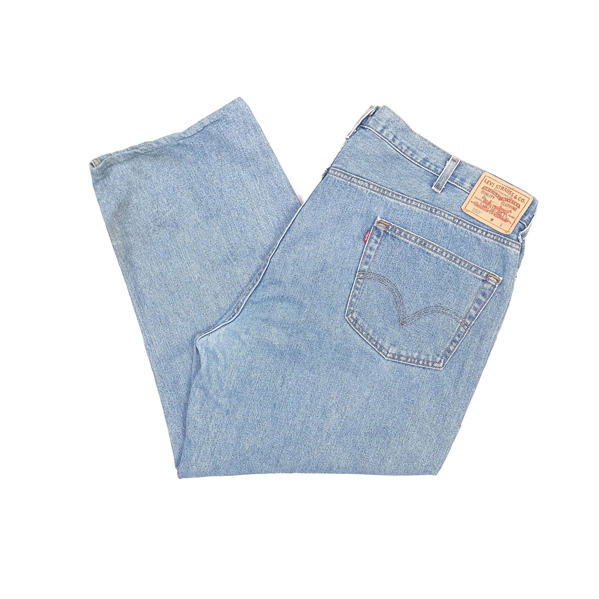 Levis 550 Relaxed Fit Jeans W48 L30 Blue