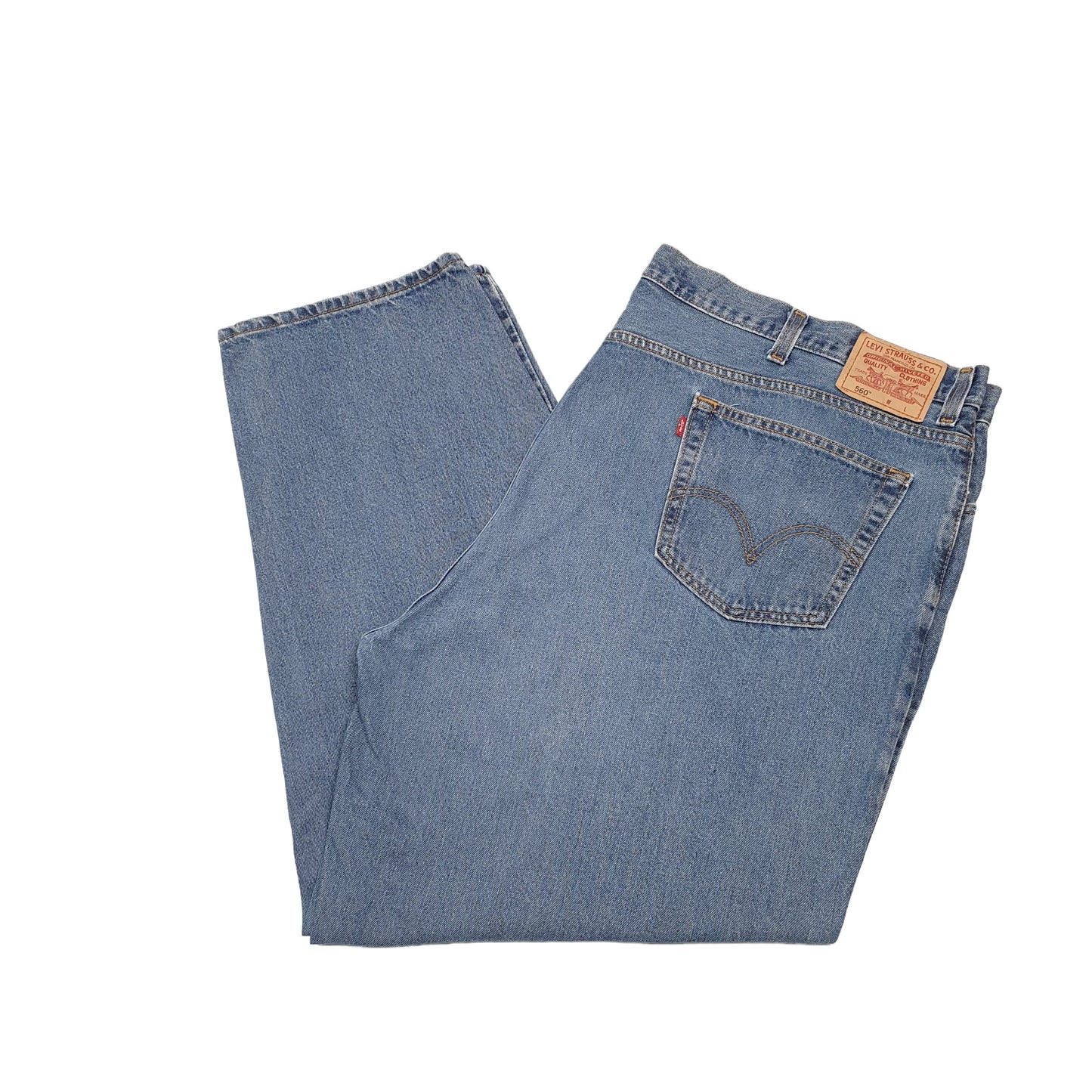 Levis 560 Loose Fit Jeans W52 L32 Blue