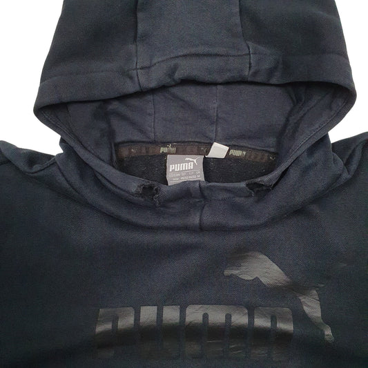 Mens Black Puma  Hoodie Jumper