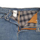 Mens Blue Carhartt Thermal Lined Winter Insulated Casual JeansW36 L30