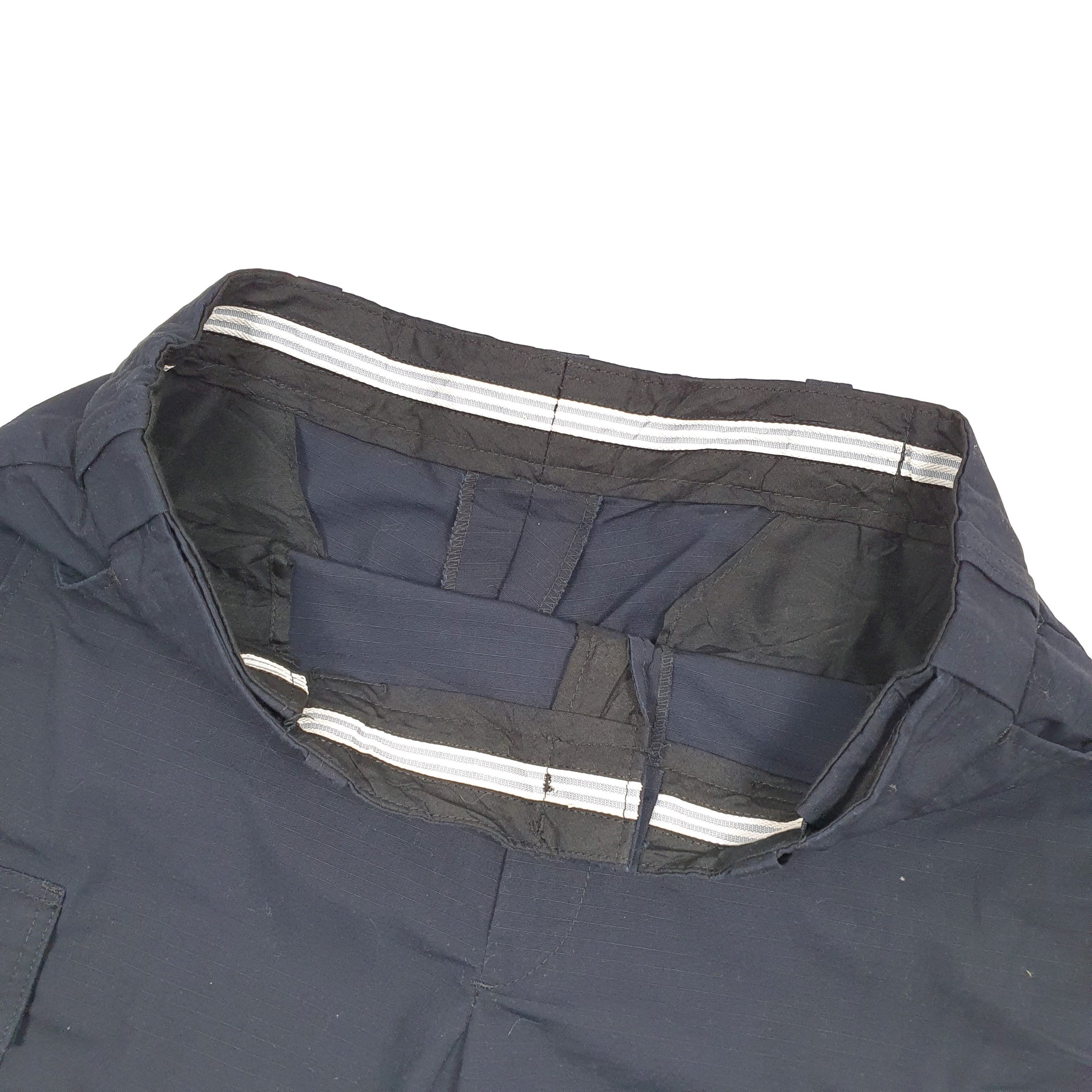 Mens Navy Horace Small Chino Feflective Workwear Cargo Shorts