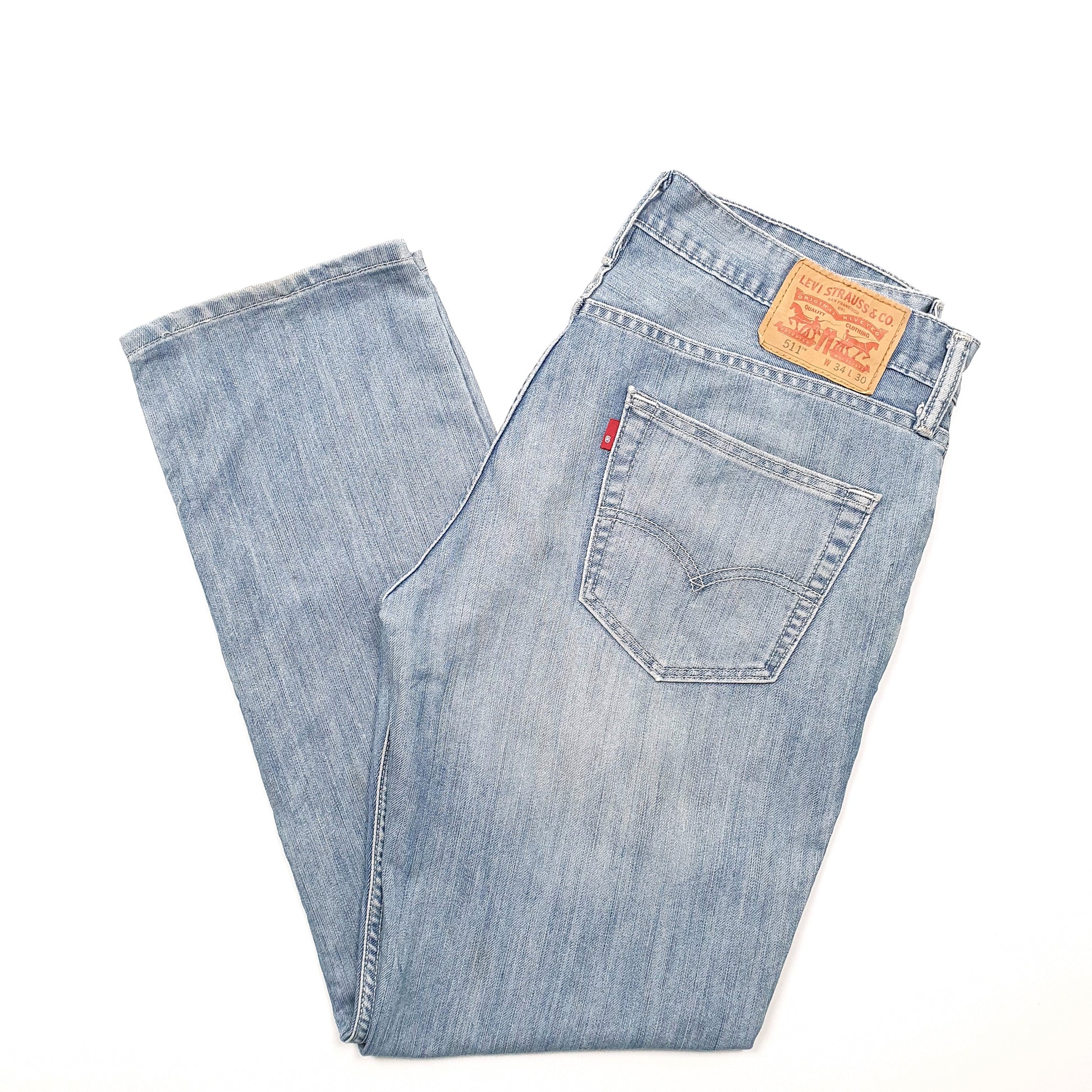 Levis 511 Slim Fit Jeans W34 L30 Blue