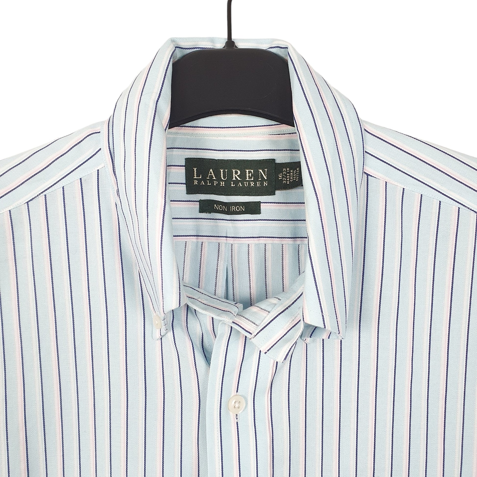 Mens Blue Ralph Lauren  Long Sleeve Shirt