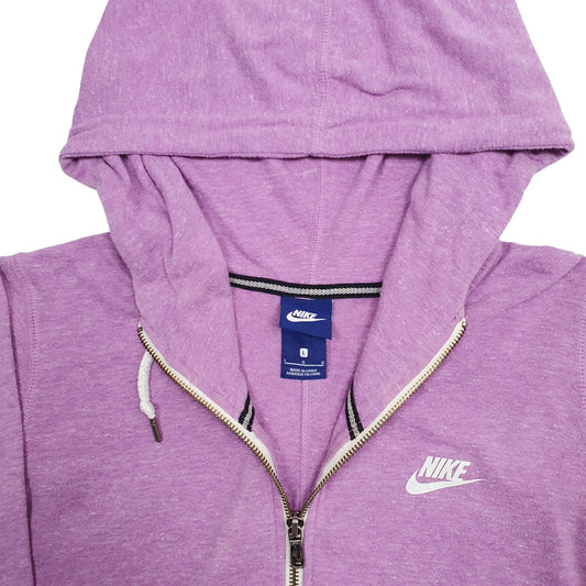 Womens Purple Nike  Full Zip Jumper