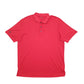 Adidas Golf Short Sleeve Polyester Polo Shirt Red