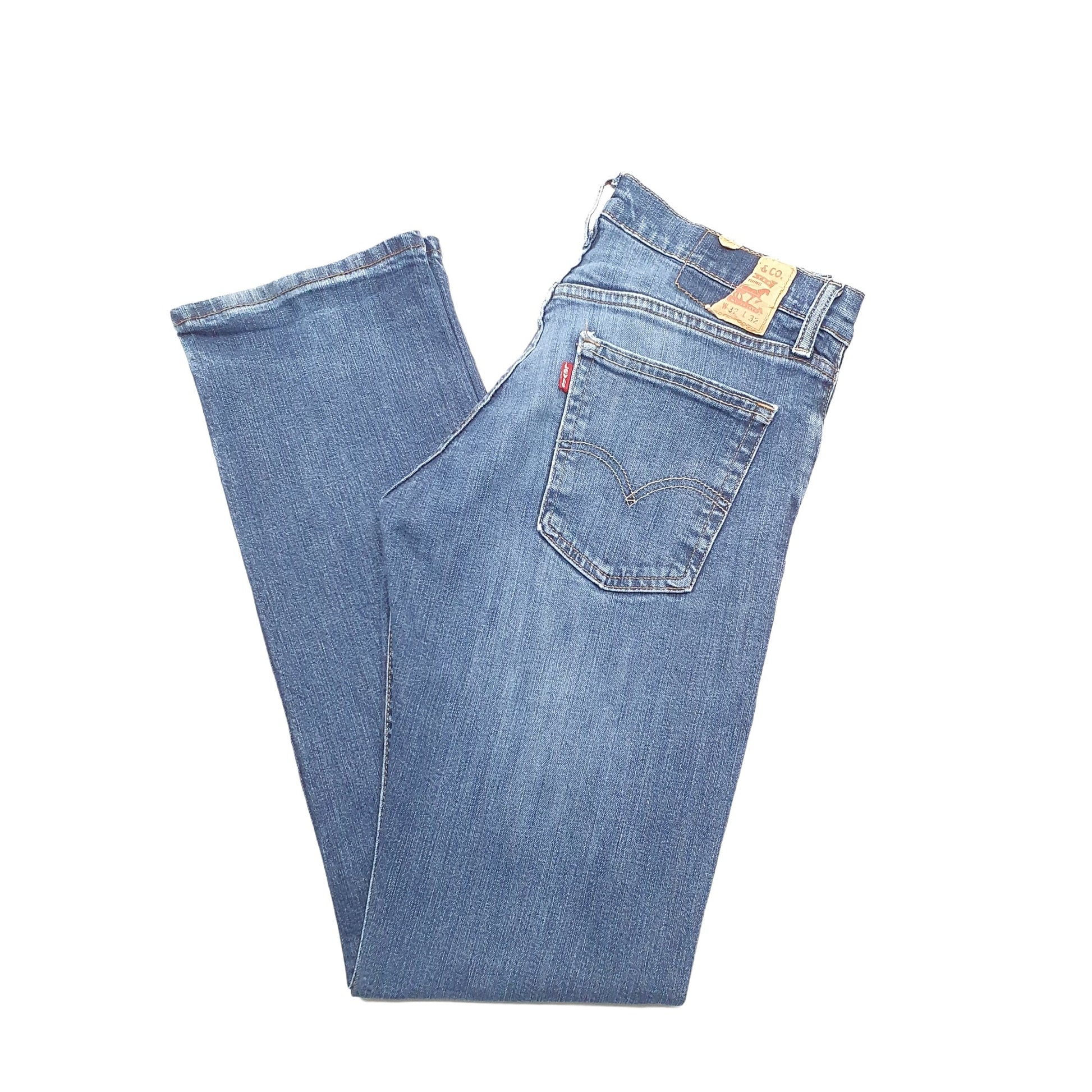 Levis 514 Straight Fit Jeans W32 L32 Blue