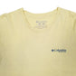 Mens Yellow Columbia Sportswear  Short Sleeve T Shirt