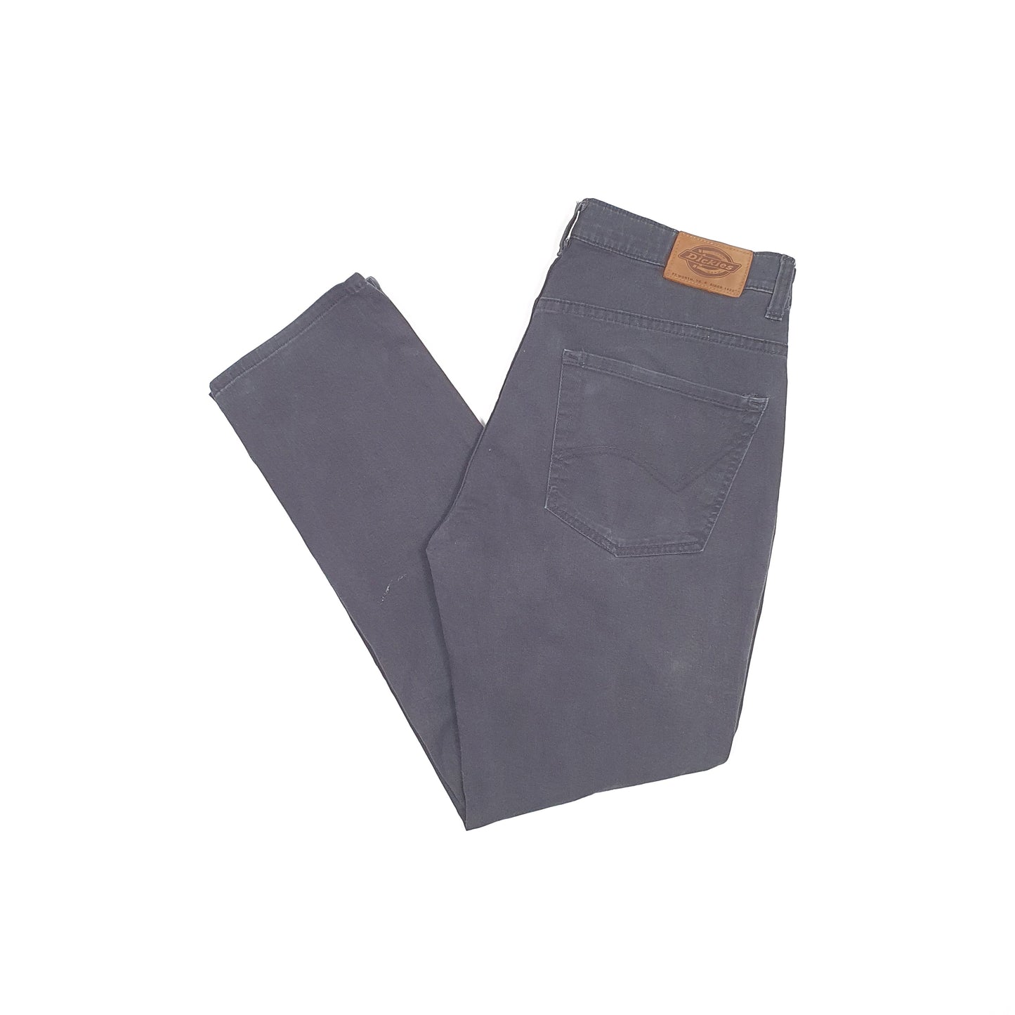 Mens Dickies Slim Black Chino Trousers W32 L28 Black