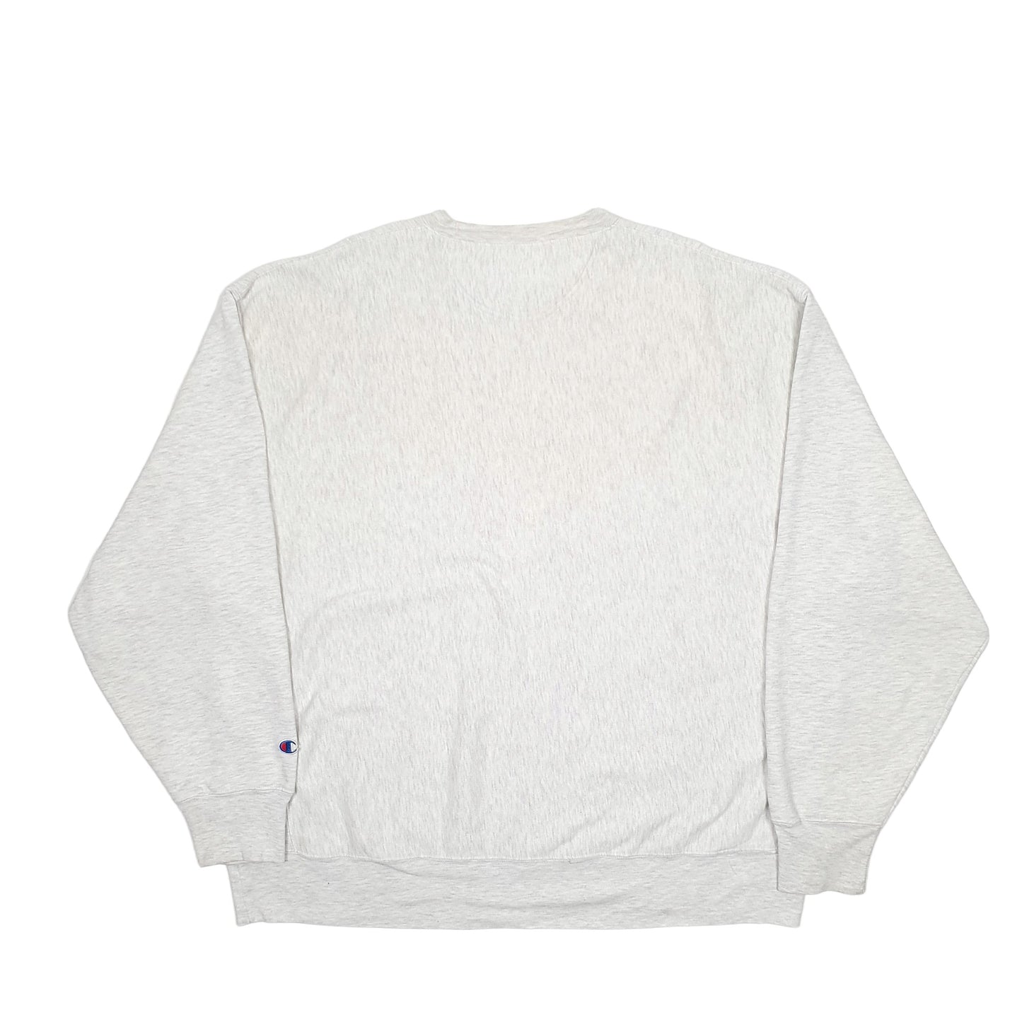 Mens Grey Champion Reverse Weave USA College North Carolina Crewneck Jumper