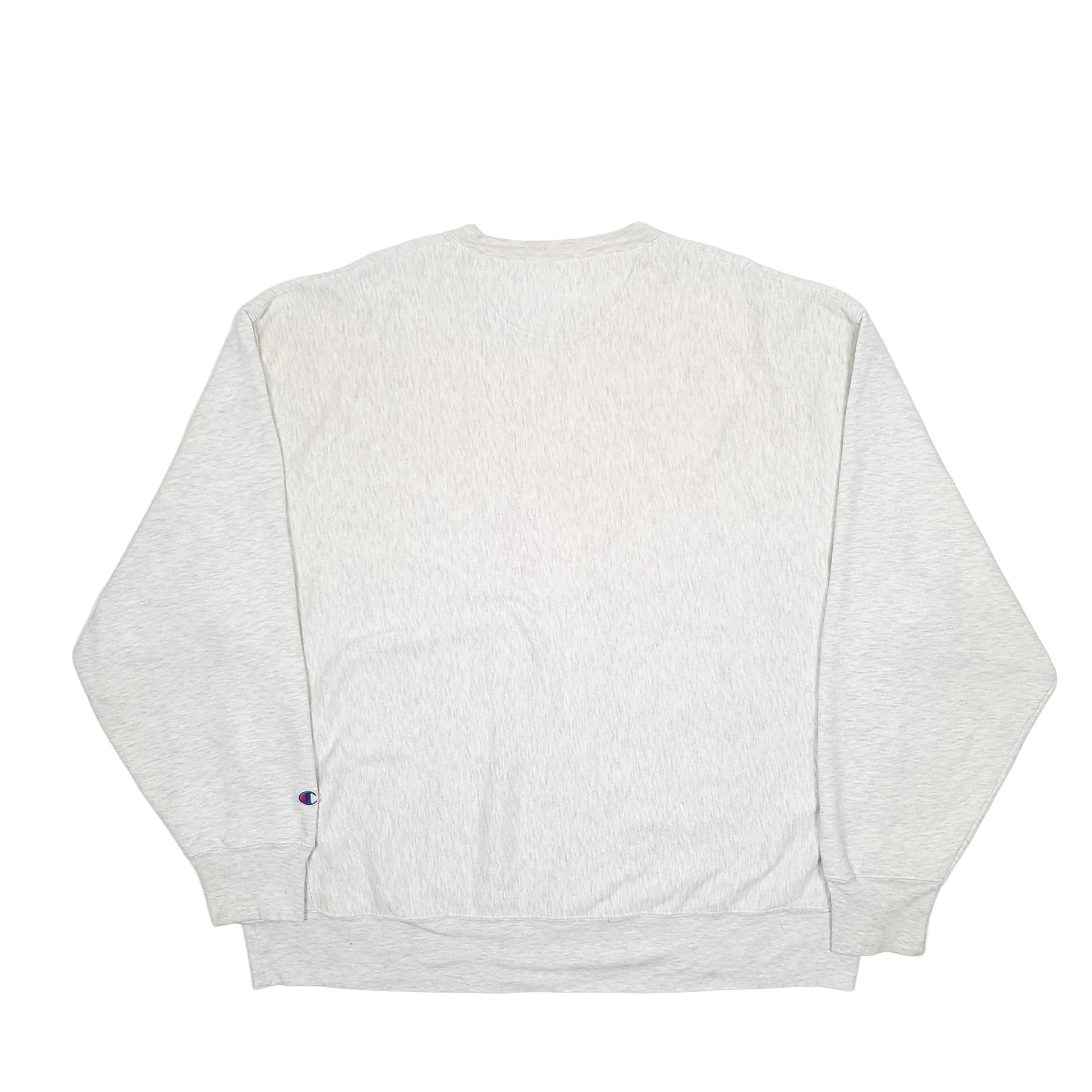 Mens Grey Champion Reverse Weave USA College North Carolina Crewneck Jumper