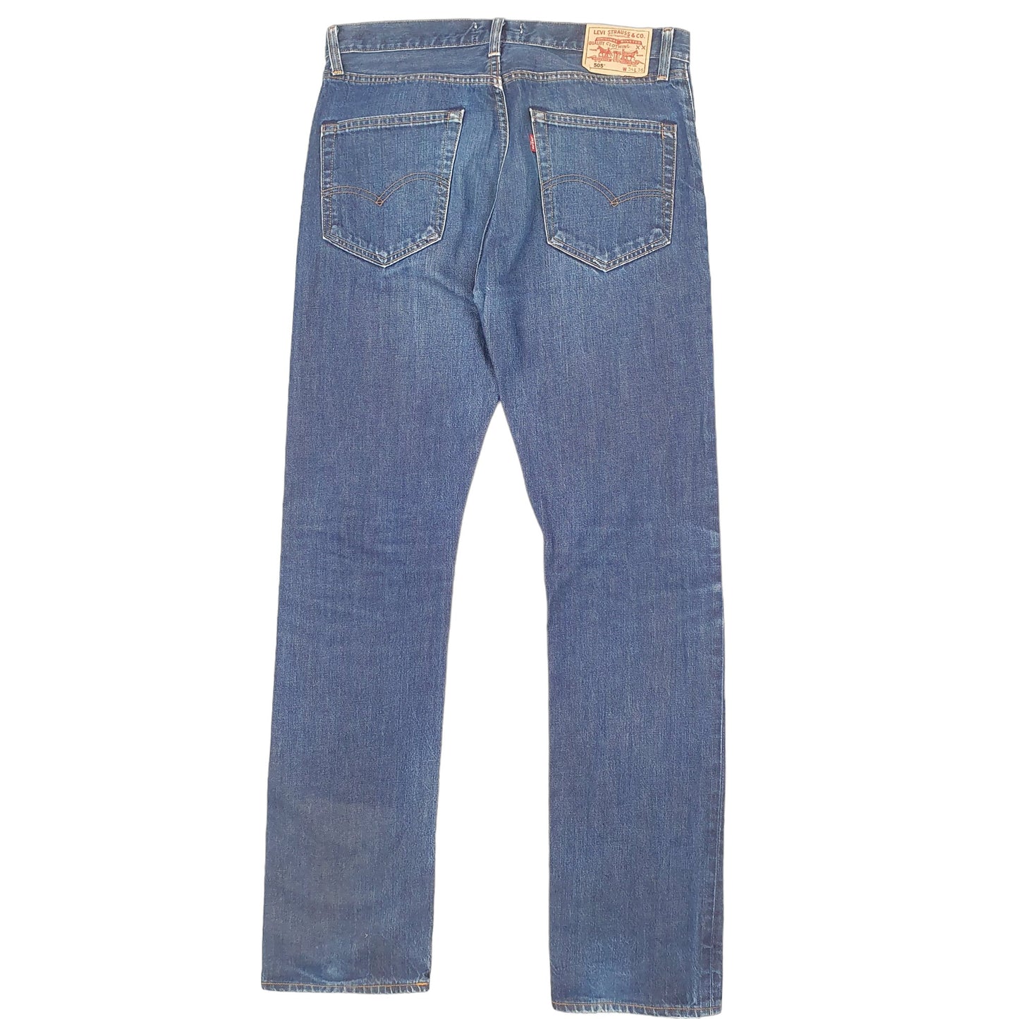 Mens Blue Levis  505 JeansW34 L36