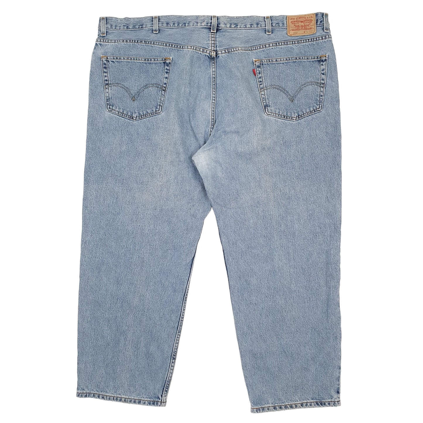 Levis 550 Relaxed Fit 1990s Jeans W52 L29 Blue